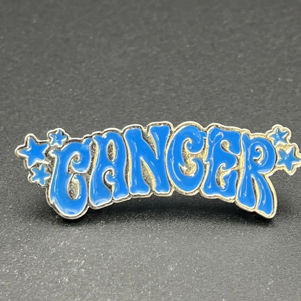 Cancer Crab‎ Zodiac Sign Spell Out Lapel Hat Pin